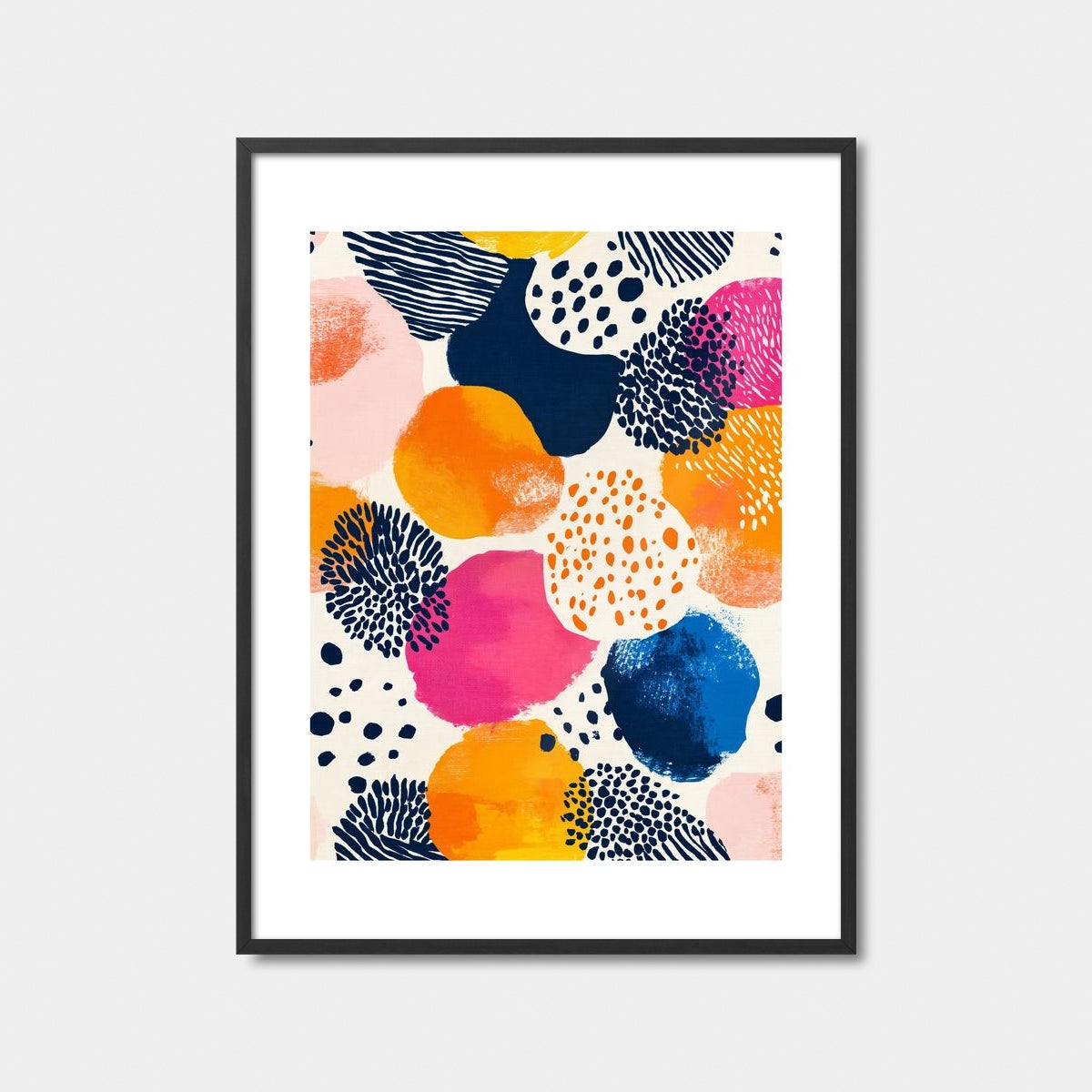 Abstract Blob Pattern Art Print Feature Image