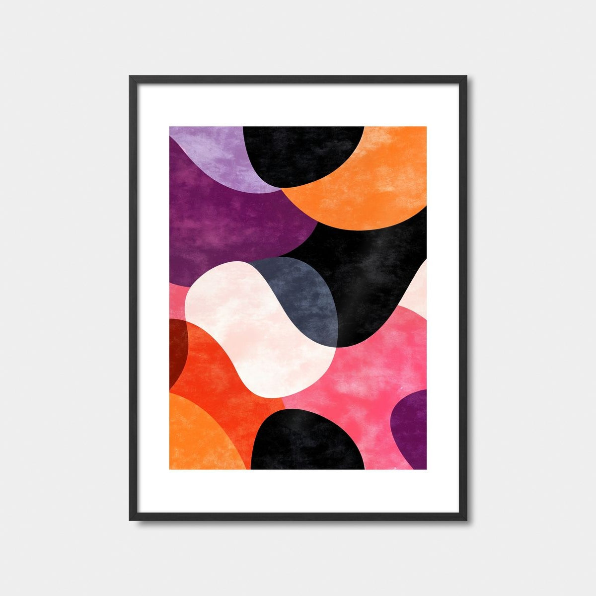 Abstract Shapes And Curves Art Print Feature Image