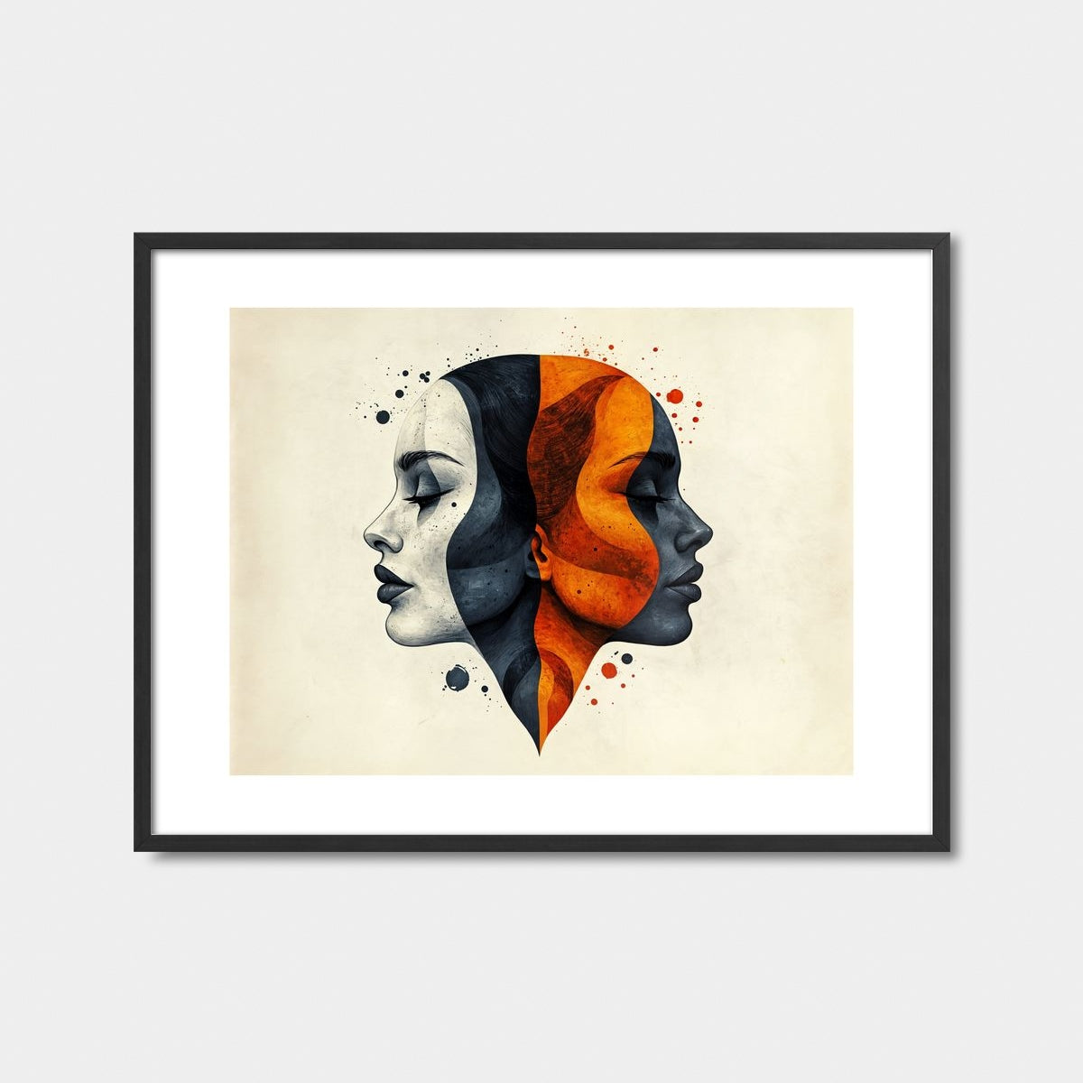 Duality Faces Art Print Feature Image