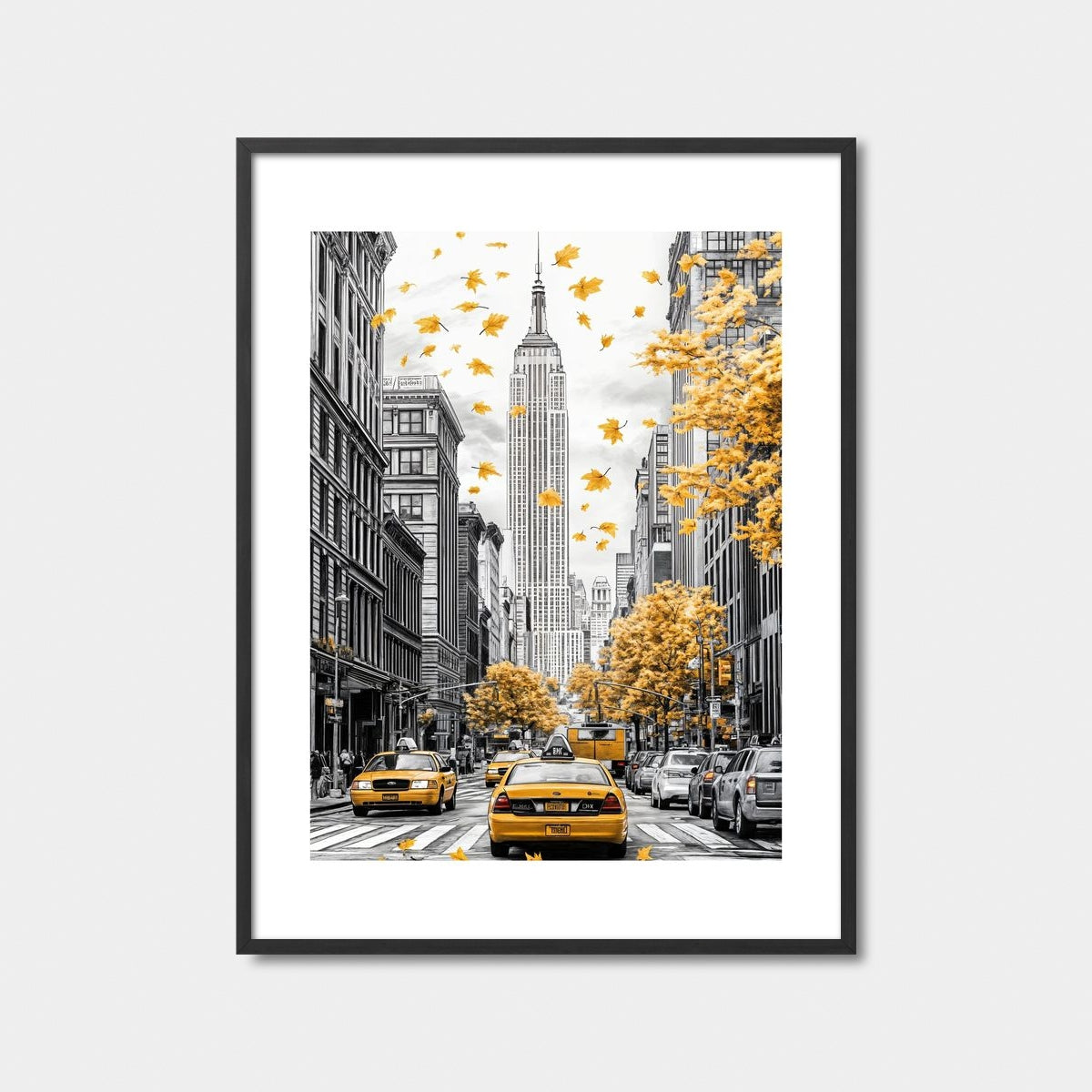 New York Fall Skyline Art Print Feature Image