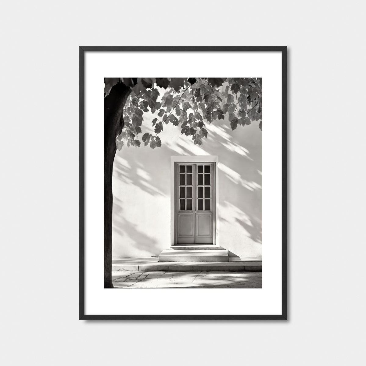 Tree Leaves And Doorway Art Print Feature Image
